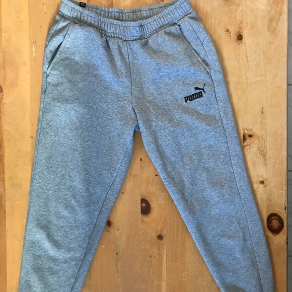 Puma Men’s Grey Sweatpants – Size L - Picture 1 of 6